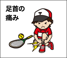 足首の痛み